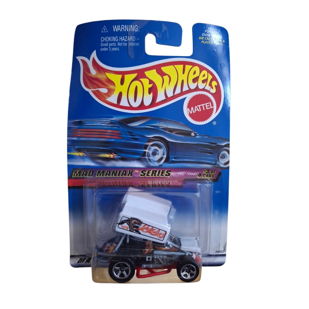 VTG Hot Wheels Mad Maniax Series Slideout 3 of 4 Sprint Car 26022 New